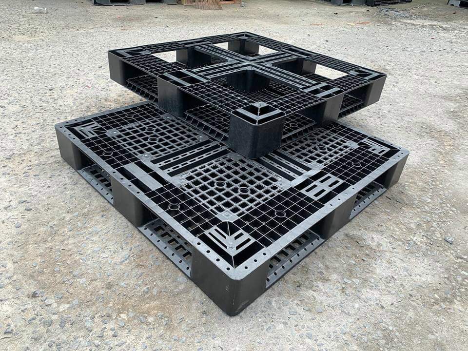 Pallet hai mặt KT 1100x1100x120mm
