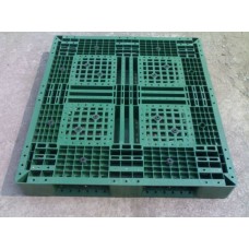 Pallet nhựa cũ KT 1200x1000x120mm (XANH LÁ)