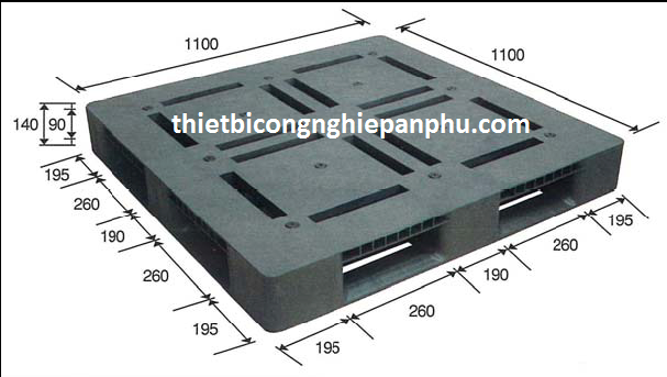 Pallet mặt đá KT 1100x1100x150