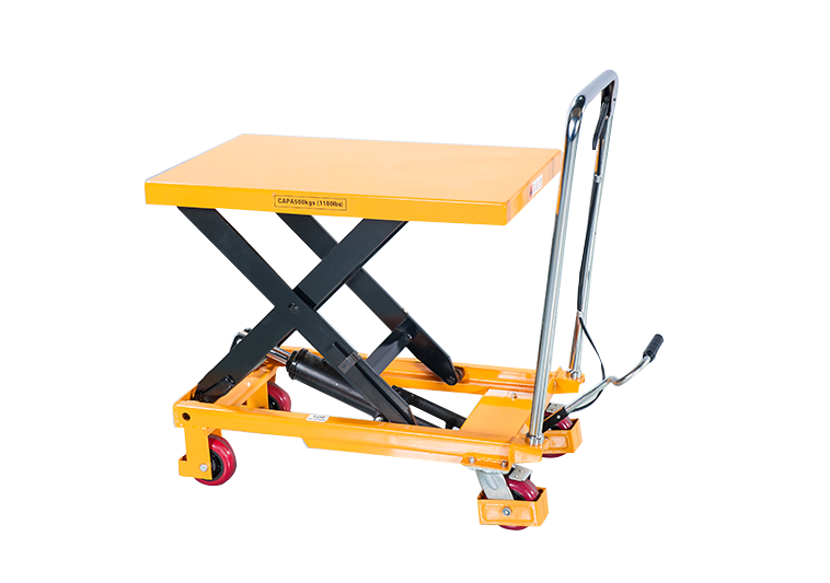 Xe nâng mặt bàn 150 Kg cao 72 Cm