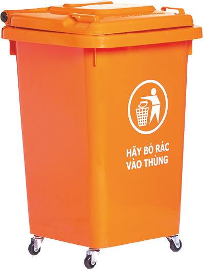 Thùng rác 60 lít nắp kín